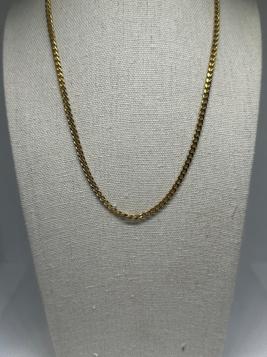 Gold Flat Miami Cuban Chain