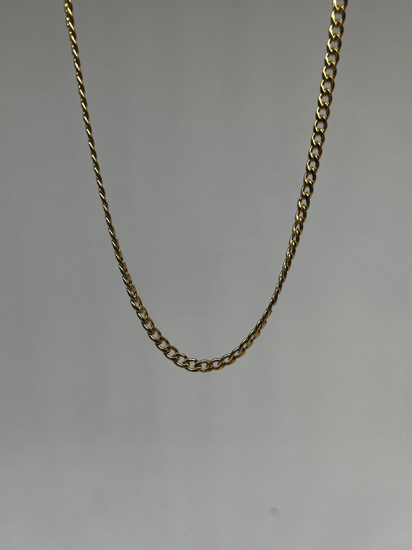 Gold Flat Miami Cuban Chain