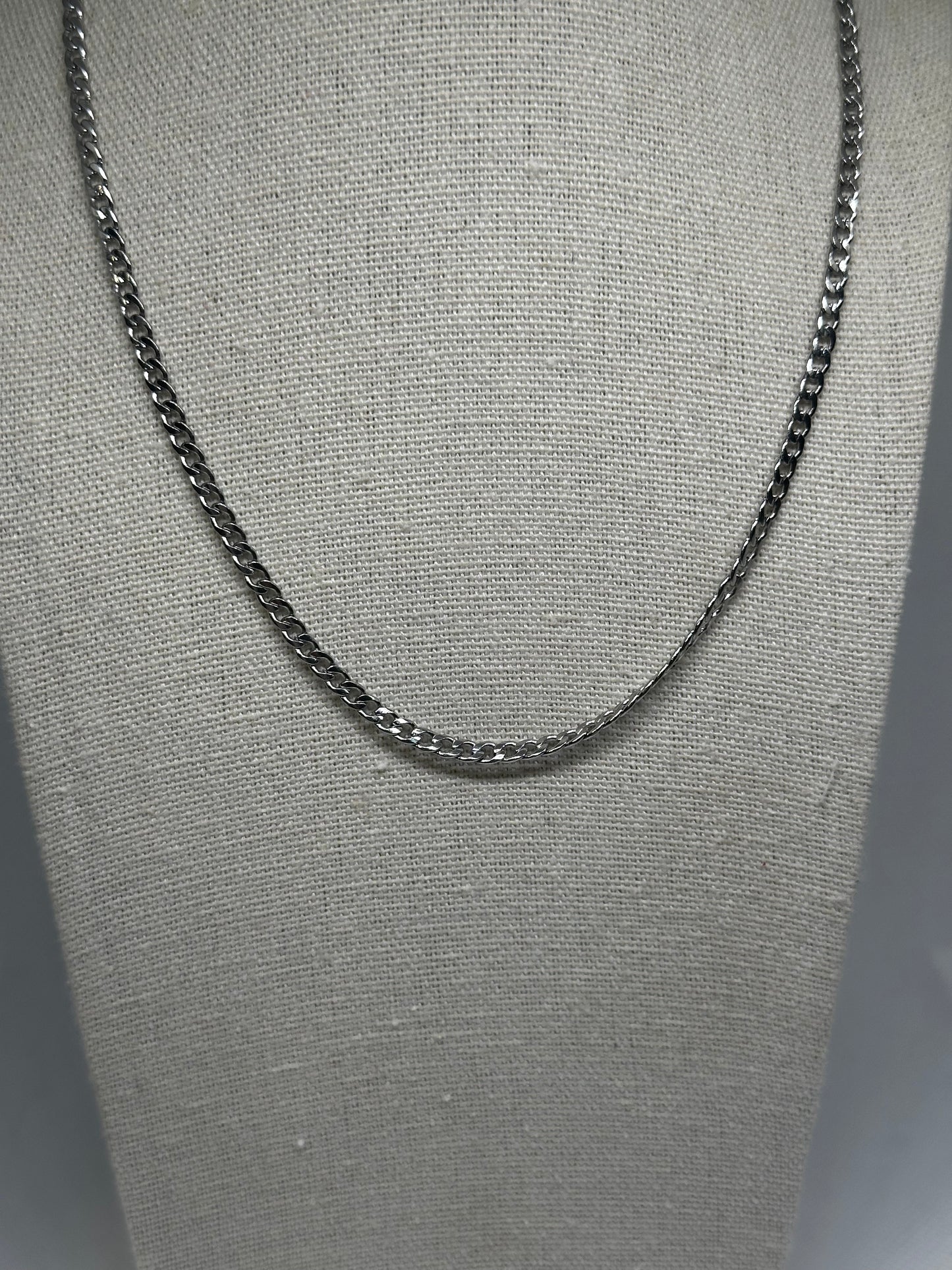 Silver Flat Miami Cuban Chain