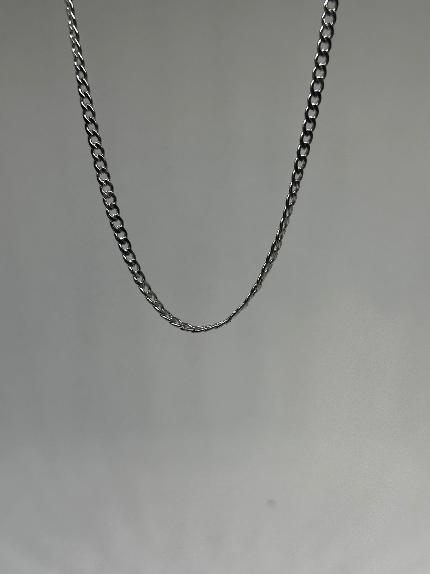 Silver Flat Miami Cuban Chain